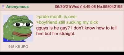 Anon is straight