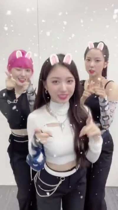 [220115] Yeseo, Yujin & Chaehyun TikTok update: Kep1er Rabbits🐰 O.O.O Challenge💕#ShowMeYourWADADA