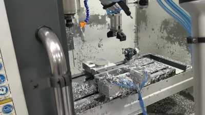 Collaborative Robotic Machine Tending installation I did a while back - complete with dance music.