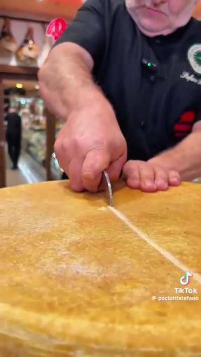 I watched a man open cheese. And I am ok with that.