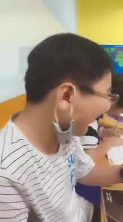 During my english class in Asia