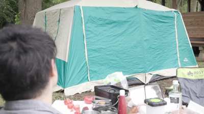 The Sounds Coming From Inside the Tent Were More Than 'A-Little-Innocent!' ... Ayaka Mutou [NSFS-113]