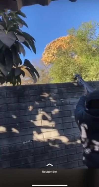 Sinaloa Cartel sicarios firing a .50 Cal Barrett M82A1 anti-materiel rifle at a plane of the Mexican Air Force near the Culiacán Airport during the fighting that erupted today following the arrest of El Chapo’s son Ovidio.