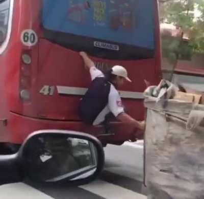 Man trying to get a rid.