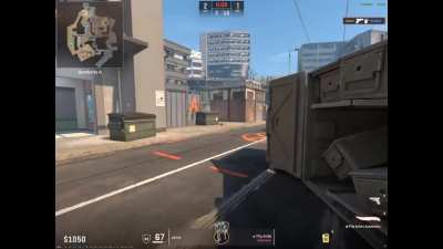 AFK off spawn (oops) -> 1v5 on Pistol Round