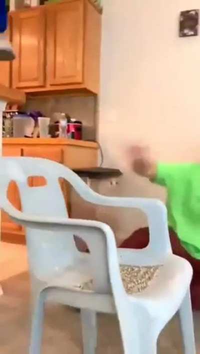 Bro def broke his ass