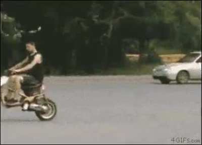 Strong from brake I guss.