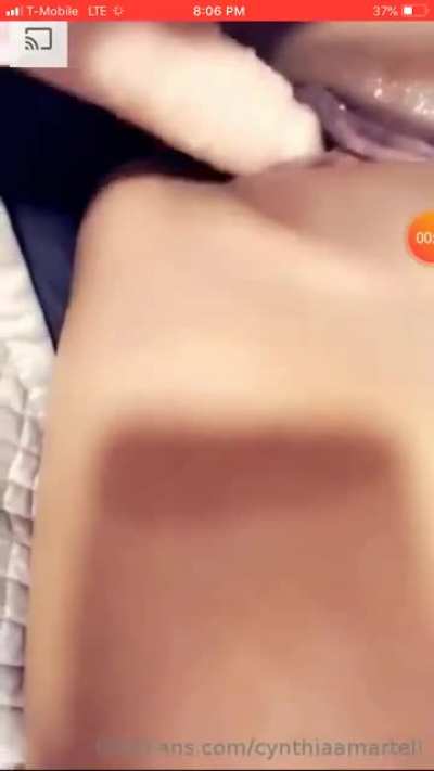 CM with a dildo