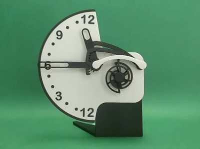 Retrograde Clock