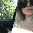 Naughty in a car