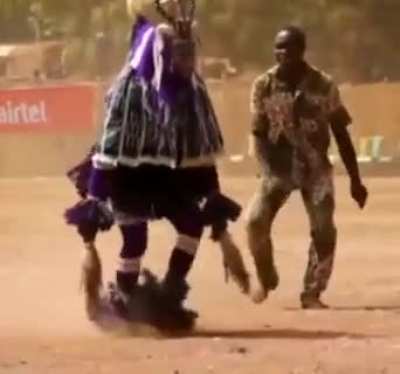 This dance is called -Zaouli- from the central Ivory Coast.
