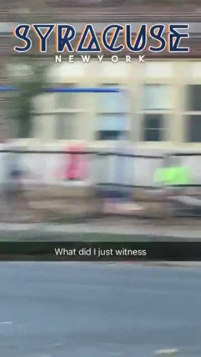 Doing backflips on a seesaw