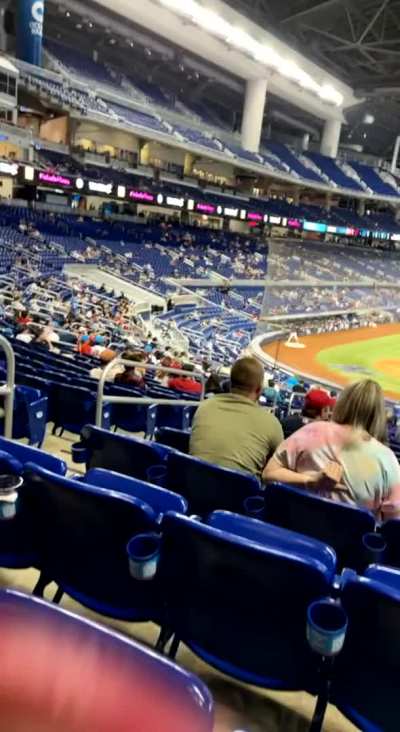 At the stadium