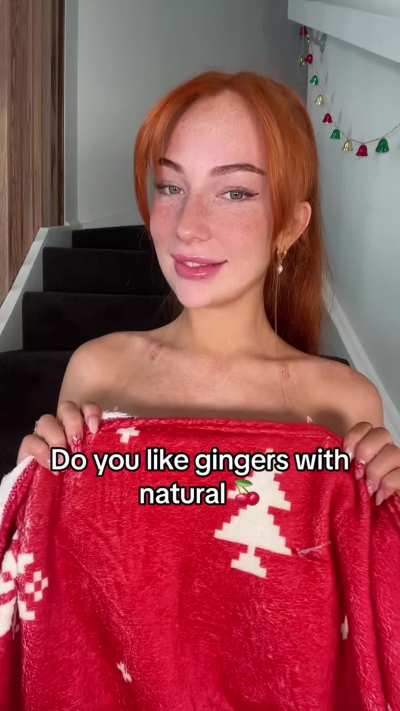 Do you like gingers with natural tits [reveal]