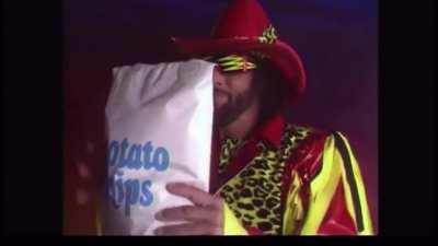 Macho Man hates chips