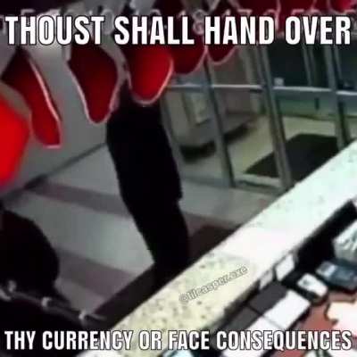 Blursed robbery
