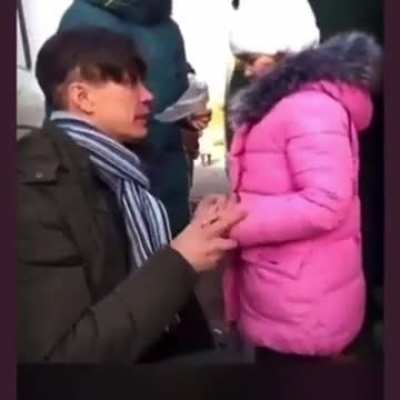 Was very hard to watch this video knowing the father may never see his kids/family again all because of a madman in Moscow