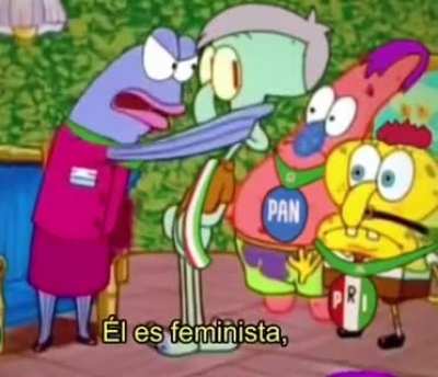 Hasta marquitos es feminista ಠ_ʖಠ