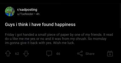 good luck brother