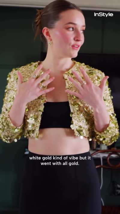 Getting dressed for the Emmys