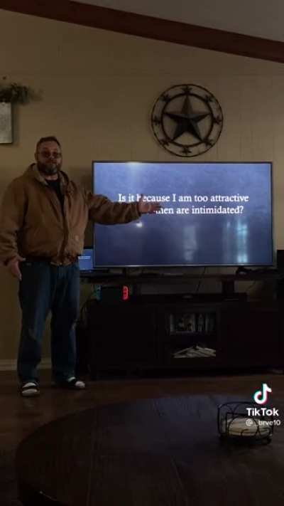 Dude made a PowerPoint