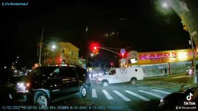 Horrifying: Man gets run over on a crosswalk in the Bronx