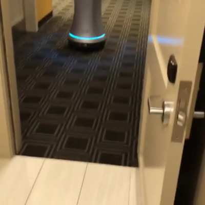 I got a call in my hotel room saying “your robot is here with your delivery” 😳😂