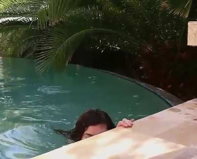 Getting Out of the Pool (x-post /r/Po<wbr>olsid<wbr>ePorn<wbr>)