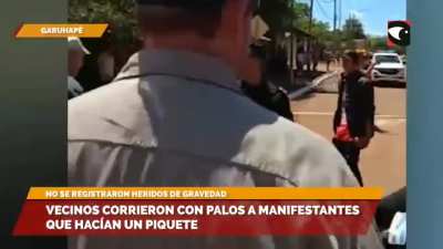 Provincia Misiones corriendo piqueteros