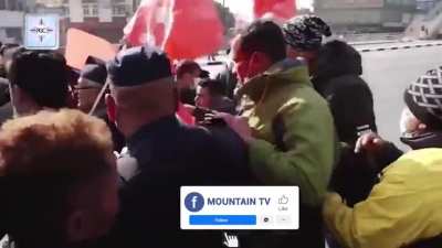 Reporters being attacked in this Nepal bandh.. unacceptable stuff