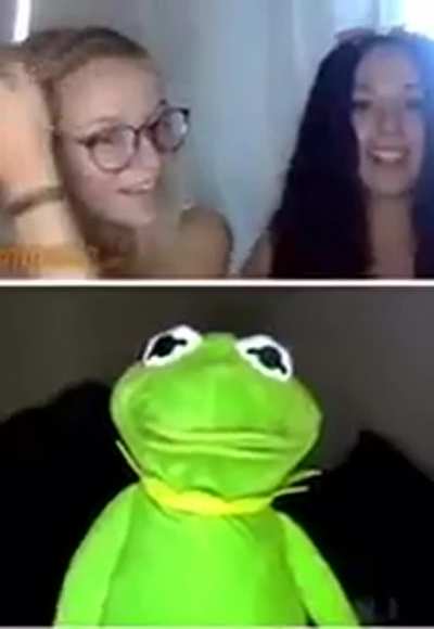 Cursed cam-guy Kermit