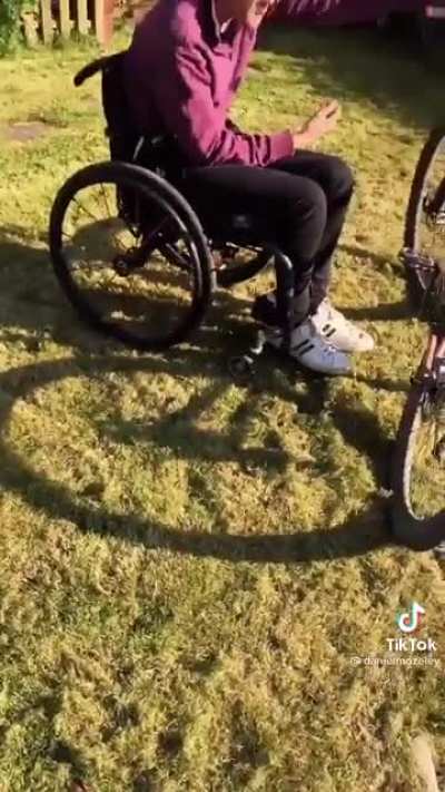 Aw, so sweet, she bought her brother a bike for his birthday 🎉