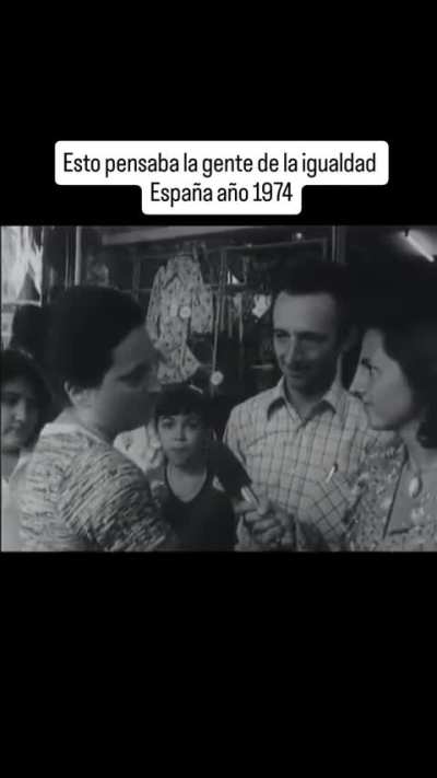 Una encuesta sobre la igualdad en 1974