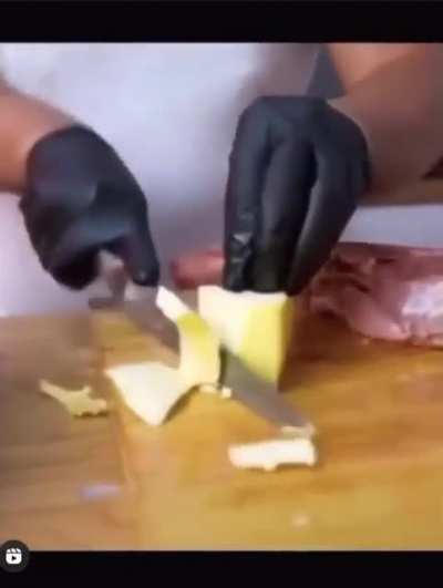 Too perfectly cut