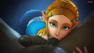 Zelda sucking balls (Fugtrup)