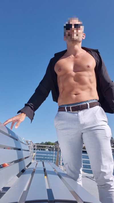 Are you riding the ferry up top with me?