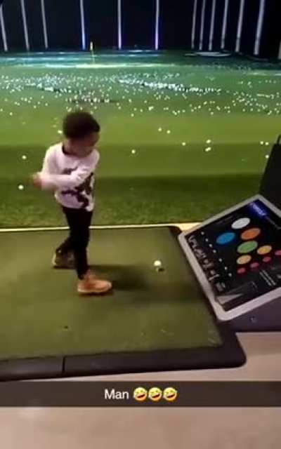 Keep swinging kid.