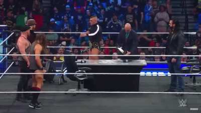 Gunther exudes confidence in Contract Signing with McIntyre and Sheamus: SmackDown, March 24, 2023