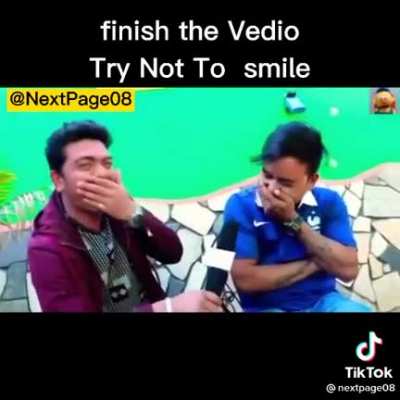 Try not to smile: