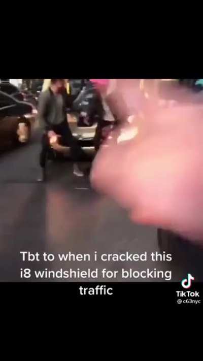 Karma for blocking traffic with there car