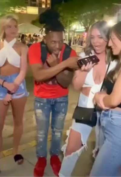 A prank on one of the girl's boyfriend
