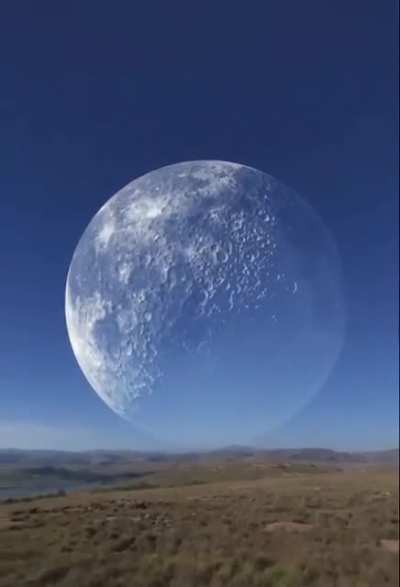 Guys I've found this video on my family WhatsApp group, context: Imagine sitting in this place during the day ( in between Russia and Canada in Arctic ) when the Moon appears in this big size for 30 seconds and blocking the Sun for 5 Seconds disappears.Gl