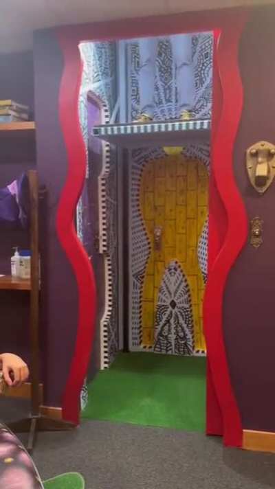 Orthodontist makes an entrance