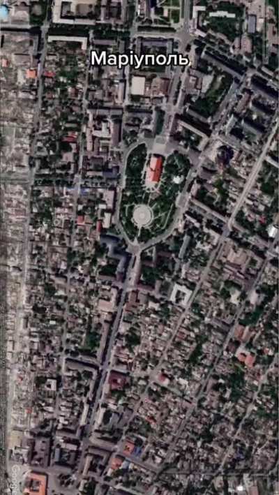 Google Maps Ukrayna Mariupol kentinin uydu görün<wbr>tüler<wbr>ini güncellemiş:
