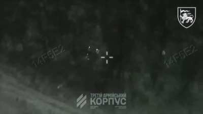 Drone of the 63rd Motor rifle brigade record Ukrainian Soldier taking out multiple Russians in close combat, Lyman direction