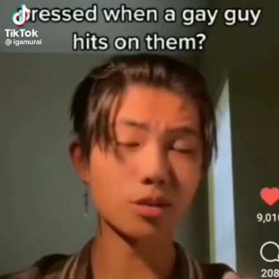 His voice is so forced