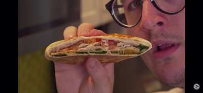 General Sam makes a Taco Bell Crunch Wrap Supreme