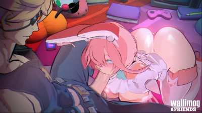 Elphet blowjob [Guilty Gear]