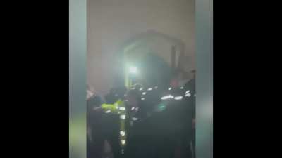 New Years Eve Party in Essex UK. They break into 15th century, grade II listed Church and trash it. Throwing bottles at police, (Forcibly Removed).