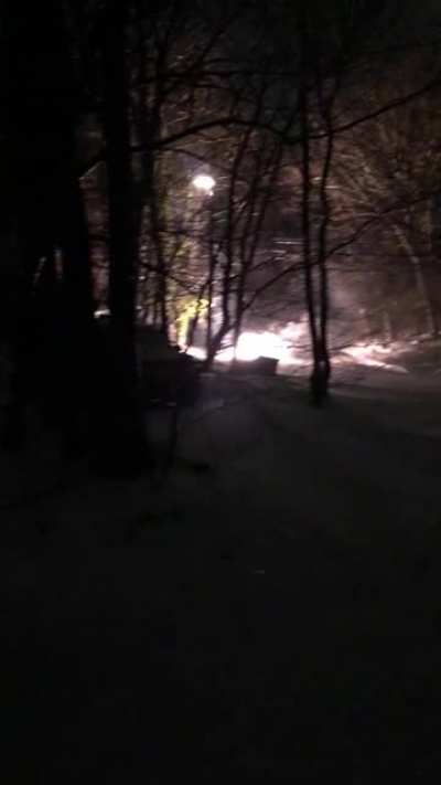Power line outside our place at 3am
